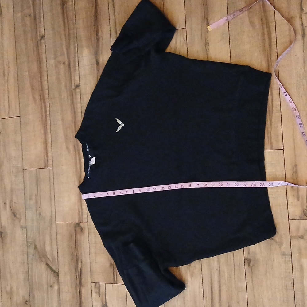 Victoria's Secret Angel Rhinestones Logo Women's Black Fleece Sweatshirt. Size M - Picture 14 of 17